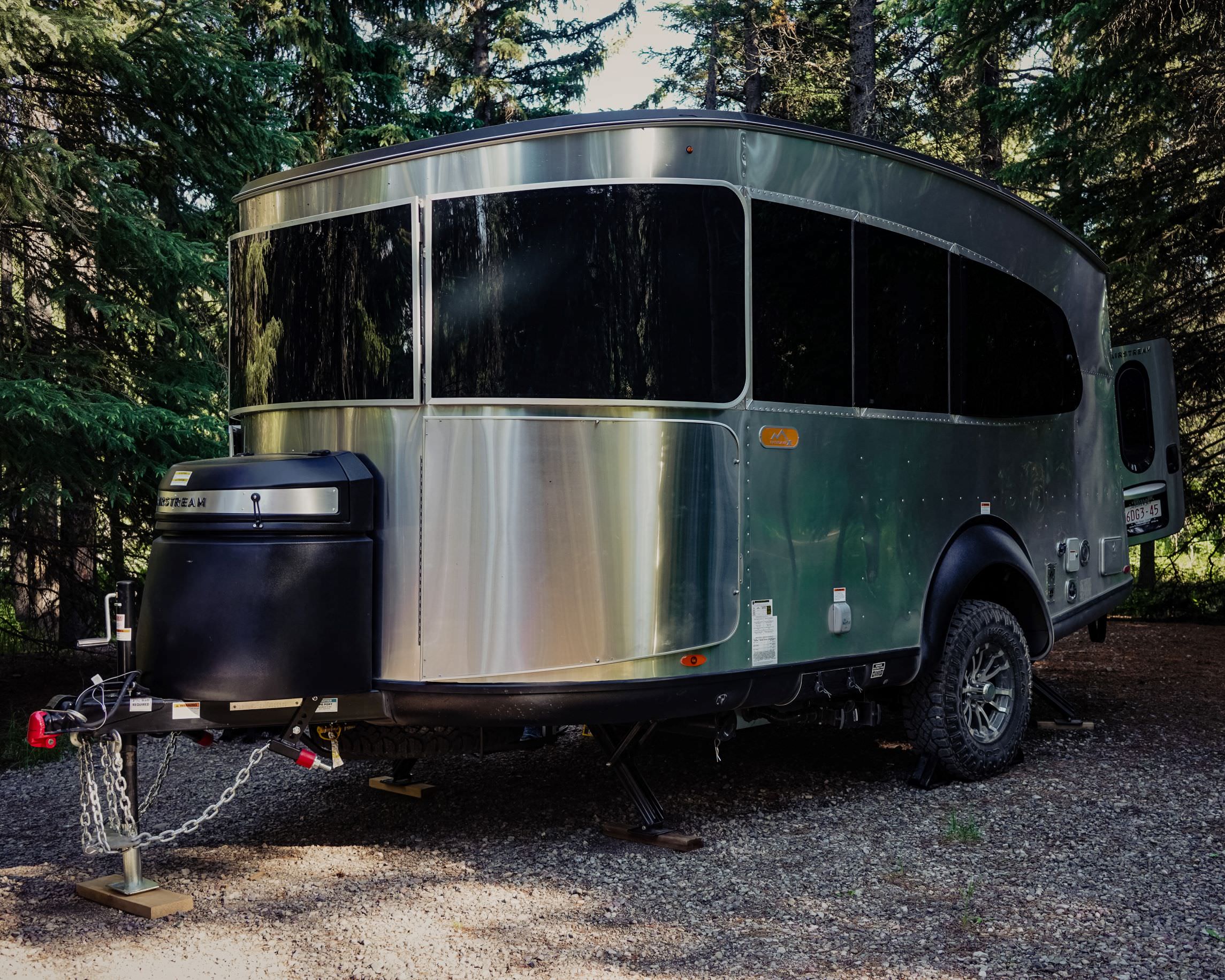 Airstream Basecamp 20X at the campsite