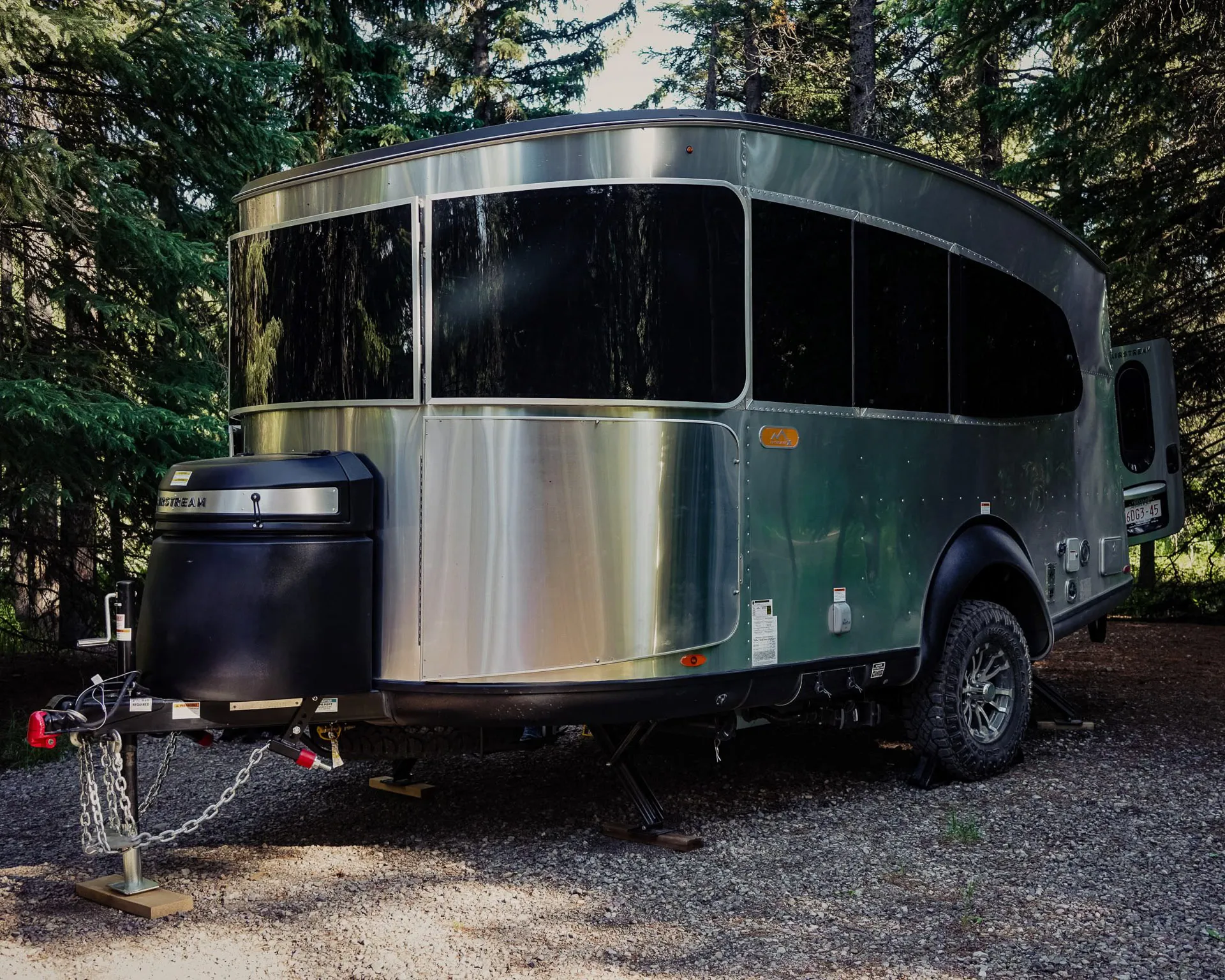 Airstream Basecamp 20X at the campsite